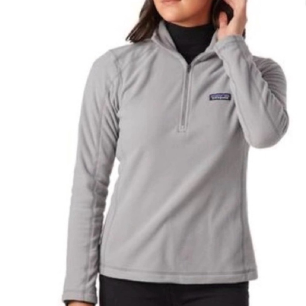 Women's Micro D® 1/4-Zip Fleece Gray
